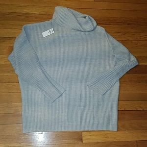 Banana republic factory cowl neck sweater grey
